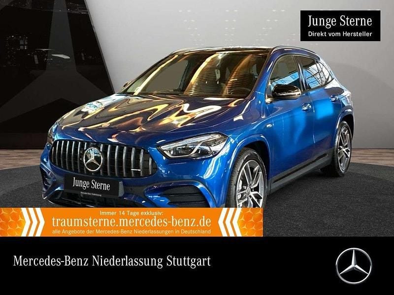 Blau Gebraucht 2024 Mercedes GLA35 AMG AMG SUV | 50.990 € (Superpreis) - Bild 1/3
