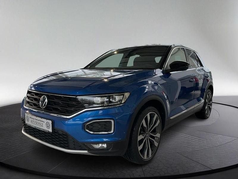 Blau Gebraucht 2021 VW T-Roc Sport SUV | 24.480 € (Fairer Preis) - Bild 1/4