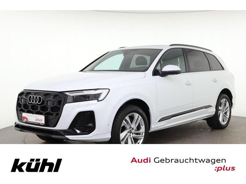 Gletscherweiß metallic Gebraucht 2025 Audi Q7 S-Line SUV | 63.690 € (Guter Preis) - Bild 1/3