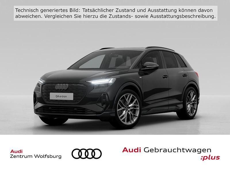 Schwarz Gebraucht 2025 Audi Q4 e-tron S-Line SUV | 53.690 € (Superpreis) - Bild 1/3