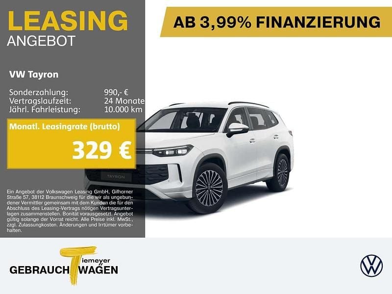 Weiß Gebraucht 2025 VW Tayron Life SUV | 37.230 € - Bild 1/1