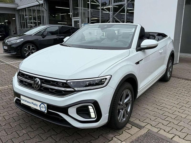 Pure white Gebraucht 2025 VW T-Roc Cabriolet R-line Cabrio | 31.900 € (Guter Preis) - Bild 1/4