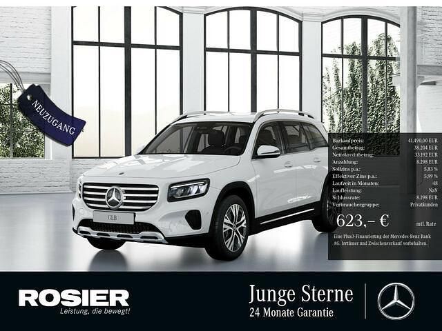 Weiss / polarweiß Gebraucht 2023 Mercedes GLB180 Advanced SUV | 41.490 € (Teuer) - Bild 1/2