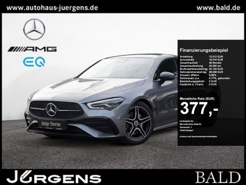 Metalliclack mountaingrau Gebraucht 2024 Mercedes CLA220 AMG Limousine | 40.030 € (Fairer Preis) - Bild 1/4