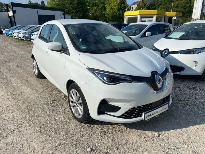 Gletscherweiss Gebraucht 2022 Renault Zoe Techno Kleinwagen | 15.900 € (Guter Preis) - Bild 1/4