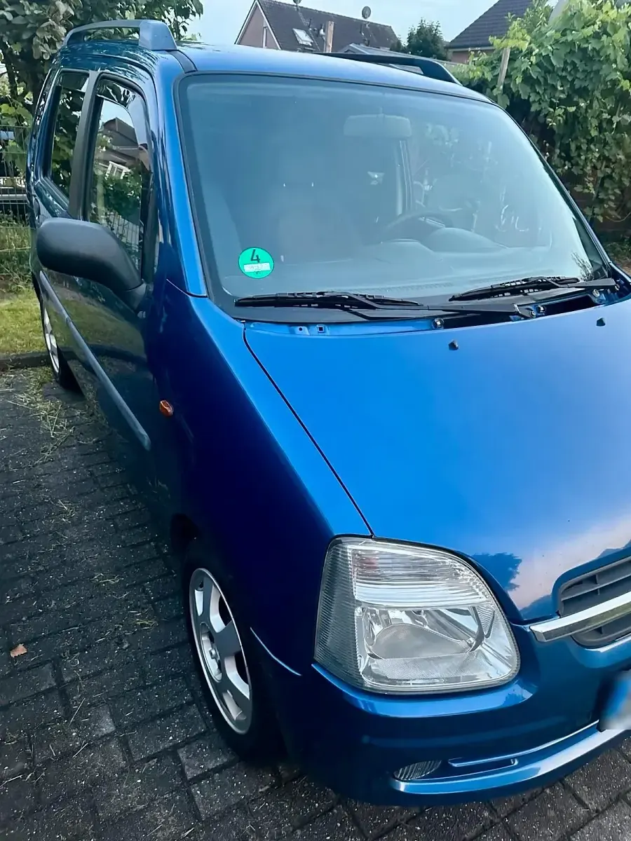 Gebraucht Opel Agila 75 PS (55 kW) 2003 Blau Van / Kleinbus