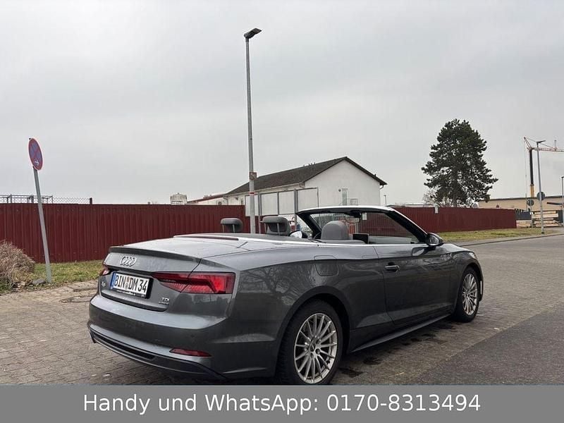 Gebraucht Audi A5 Cabriolet S-Line 218 PS (160 kW) 2018 Daytonagrau perleffekt Cabrio