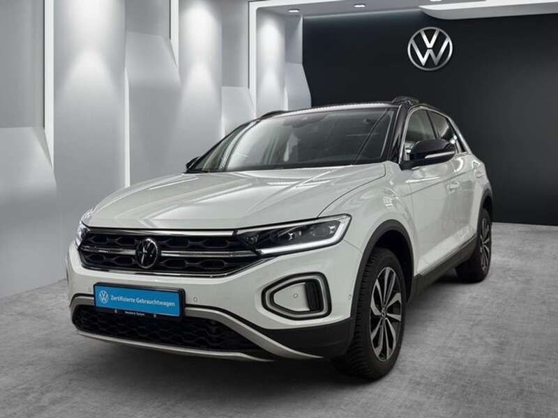 Pure white Gebraucht 2024 VW T-Roc Style SUV | 33.480 € (Fairer Preis) - Bild 1/3