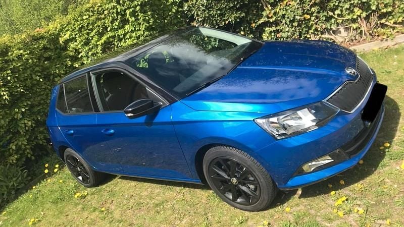 Gebraucht Skoda Fabia Ambition 110 PS (80 kW) 2018 Blau Kleinwagen