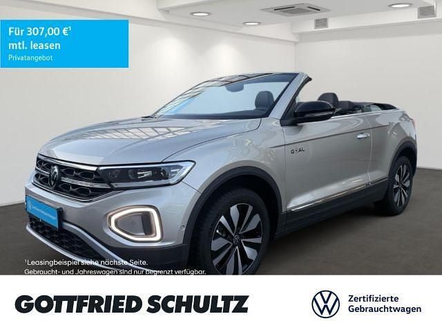 Silber Gebraucht 2025 VW T-Roc Cabriolet Goal Cabrio | 27.990 € (Guter Preis) - Bild 1/3