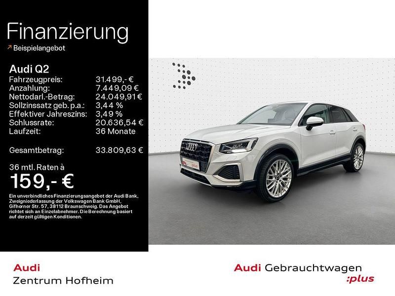 Gletscherweiß metallic Gebraucht 2024 Audi Q2 Advanced SUV | 31.499 € (Etwas zu teuer) - Bild 1/4
