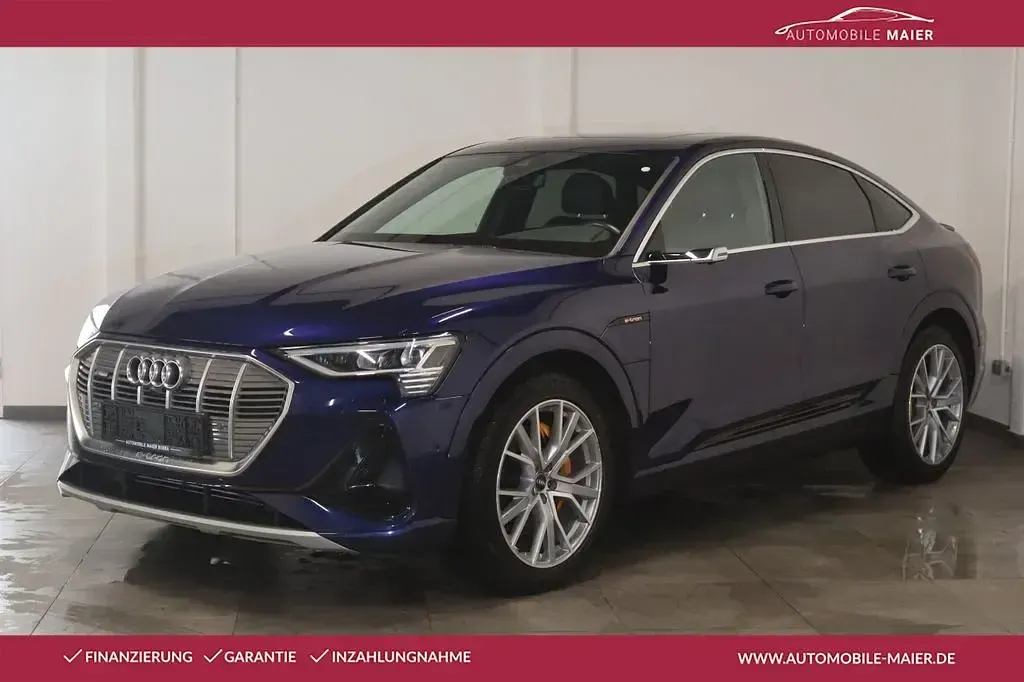 Gebraucht Audi e-tron Sportback S-Line 230 kW (313 PS) 2020 Navarrablau metallic SUV