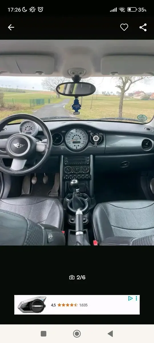 Gebraucht Mini Cooper 116 PS (85 kW) 2006 Rot Kleinwagen