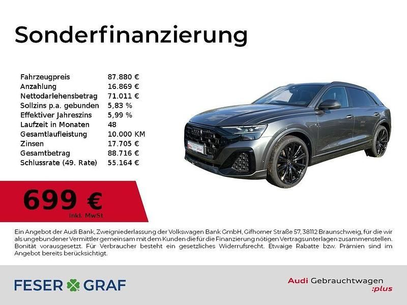 Daytonagrau perleffekt Gebraucht 2025 Audi Q8 Ambiente SUV | 87.880 € - Bild 1/4