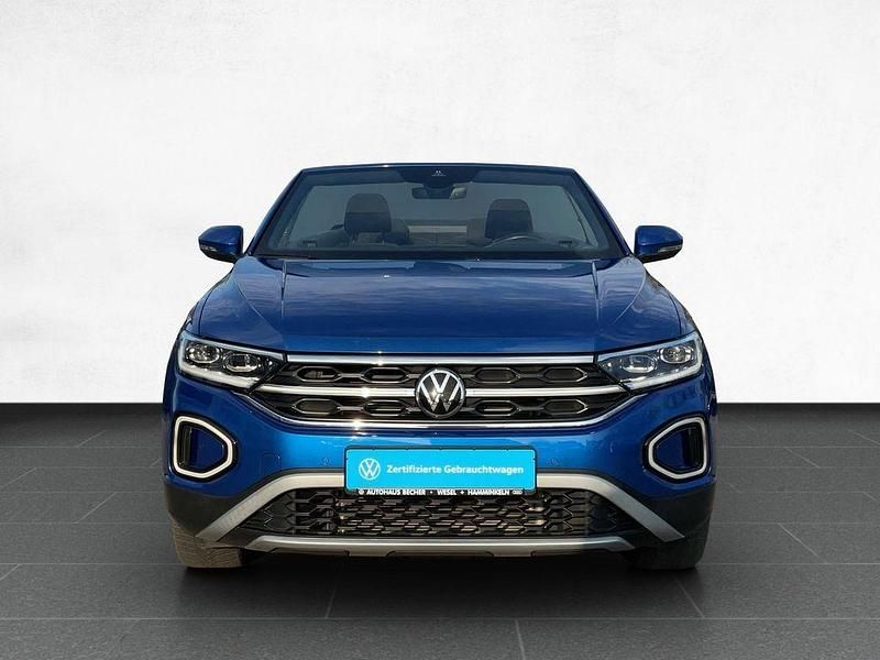 Gebraucht VW T-Roc Cabriolet Style 150 PS (110 kW) 2022 Blau Cabrio