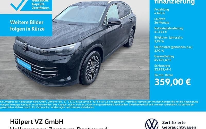 Schwarz Gebraucht 2025 VW Tiguan Elegance SUV | 45.634 € (Guter Preis) - Bild 1/4