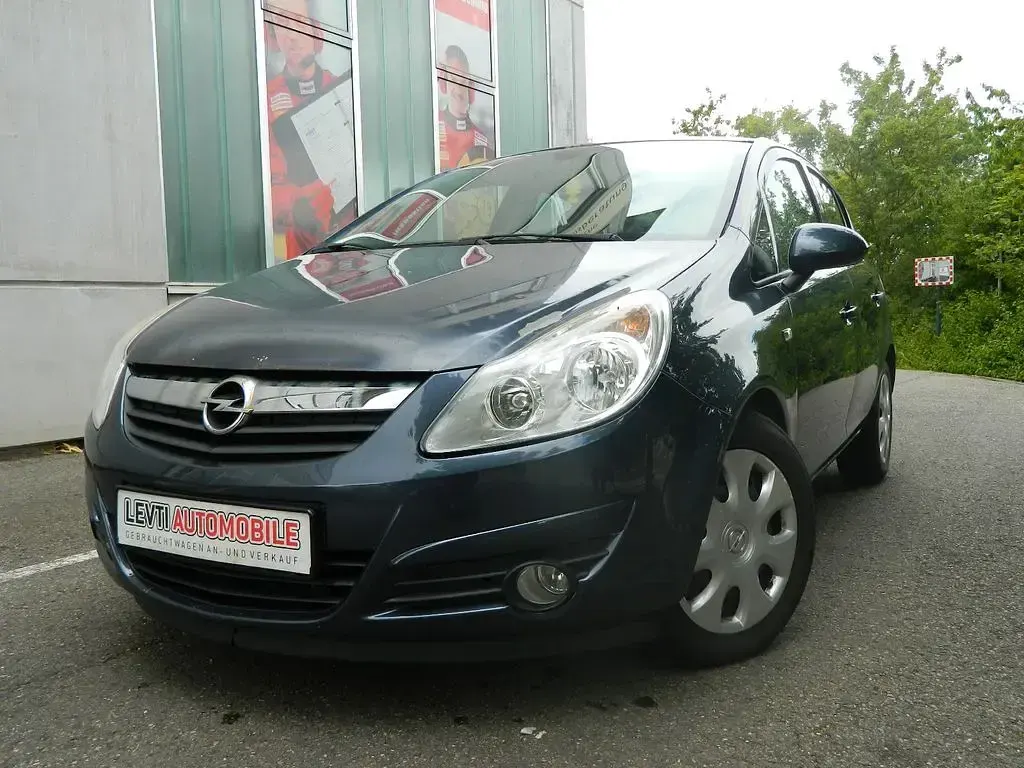 Gebraucht Opel Corsa Edition 80 PS (58 kW) 2009 Blau Kleinwagen