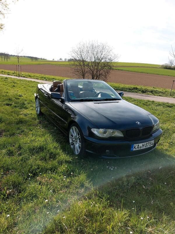 Schwarz Gebraucht 2005 BMW 325 Cabriolet Cabrio | 9.800 € (Fairer Preis) - Bild 1/4