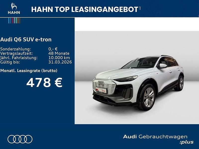 Gebraucht Audi Q6 e-tron S-Line 185 kW (252 PS) 2025 Gletscherweiß metallic SUV