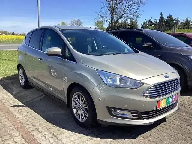 Gebraucht Ford C-MAX Titanium 125 PS (91 kW) 2018 Silber Van / Kleinbus