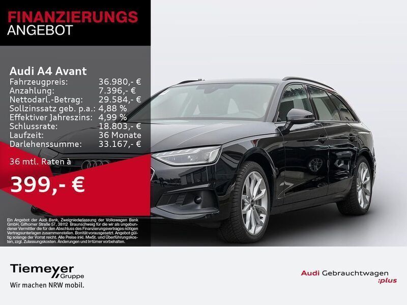 Brillantschwarz Neu 2024 Audi A4 Business Kombi | 36.980 € (Guter Preis) - Bild 1/4