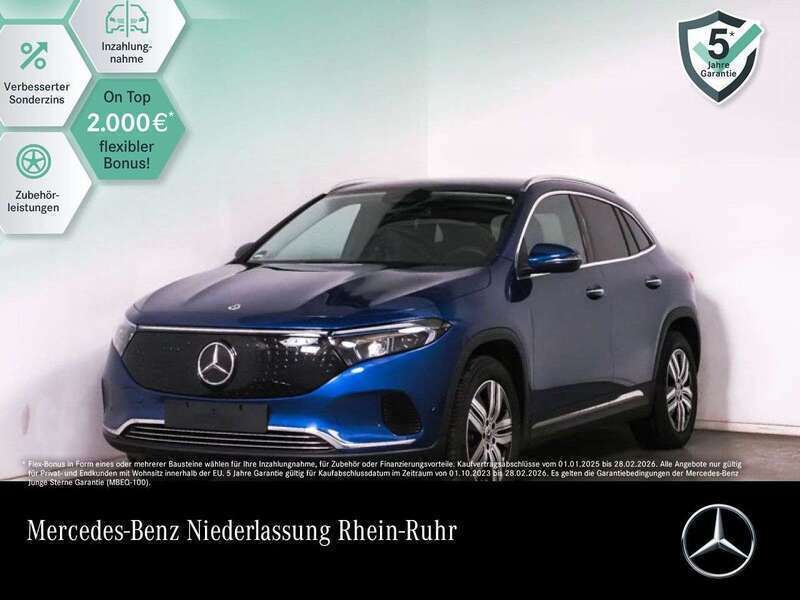 Blau Gebraucht 2024 Mercedes EQA350 Advanced Plus SUV | 36.990 € (Guter Preis) - Bild 1/3