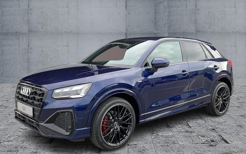 Blau Neu 2025 Audi Q2 S-Line SUV | 49.950 € - Bild 1/4