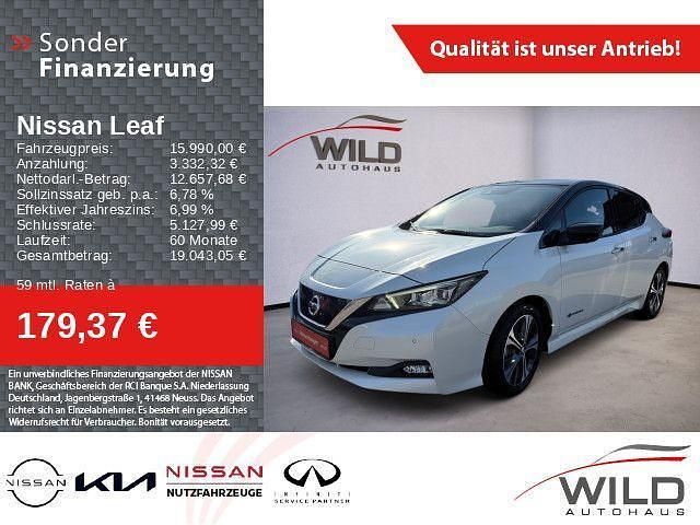 Schwarz Gebraucht 2020 Nissan Leaf N-Connecta Kleinwagen | 15.989 € (Etwas zu teuer) - Bild 1/4