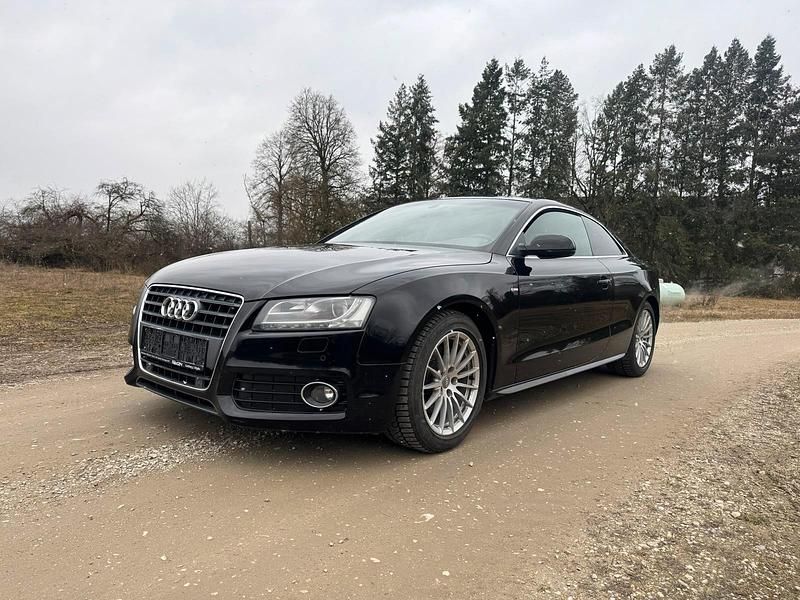 Schwarz Gebraucht 2009 Audi A5 S-Line Coupé | 7.400 € (Guter Preis) - Bild 1/4