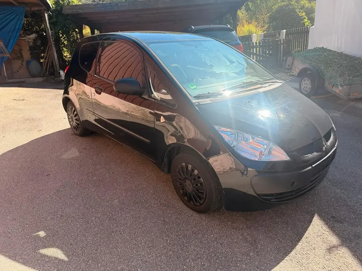 Gebraucht Mitsubishi Colt 95 PS (69 kW) 2007 Schwarz Kleinwagen