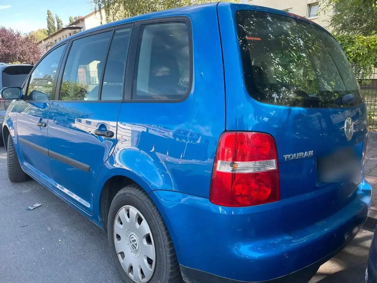 Gebraucht VW Touran 116 PS (85 kW) 2004 Blau Van / Kleinbus