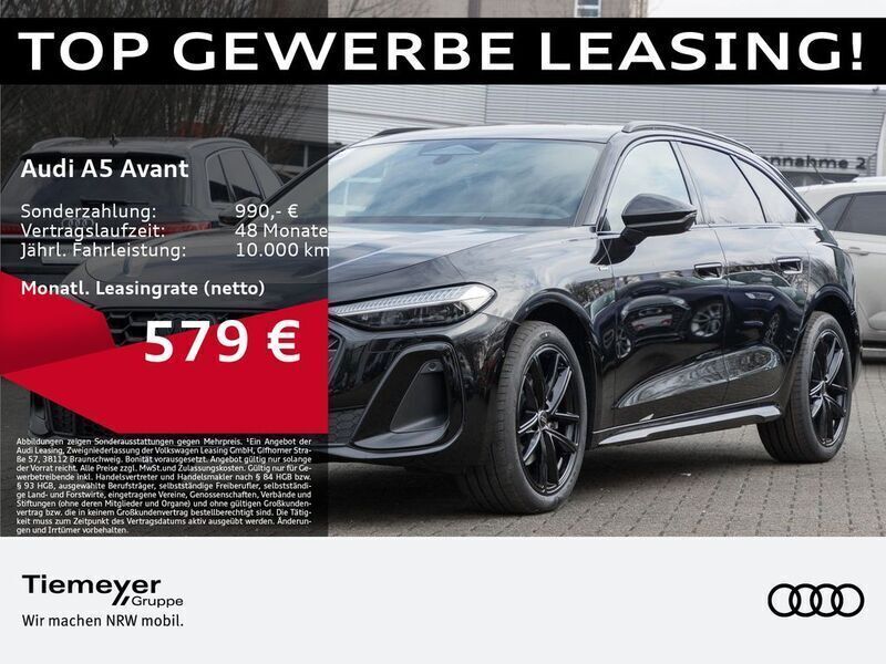 Schwarz Neu 2025 Audi A5 S-Line Coupé | 66.360 € (Teuer) - Bild 1/4