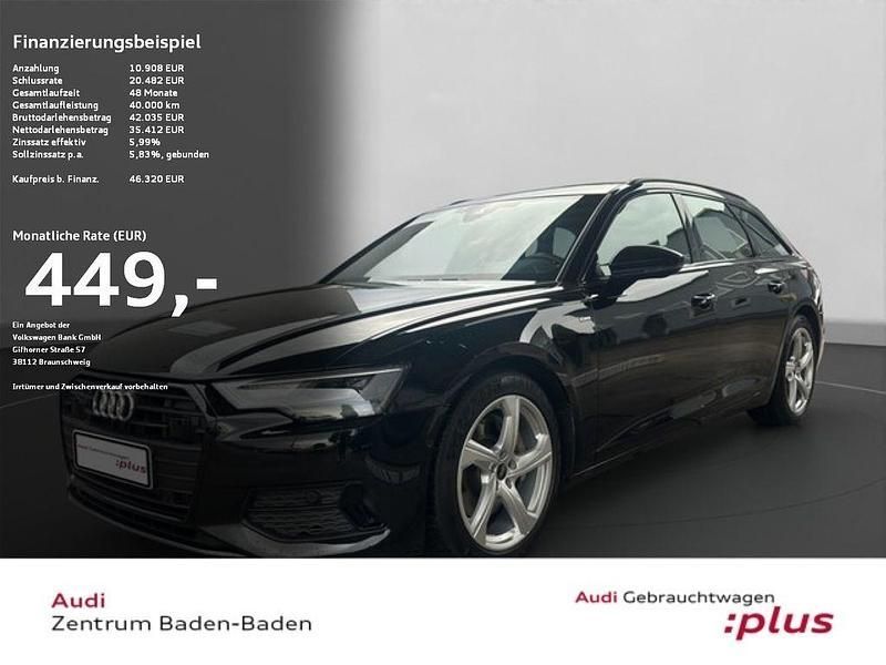 Brillantschwarz Gebraucht 2022 Audi A6 Design Kombi | 46.320 € (Fairer Preis) - Bild 1/4