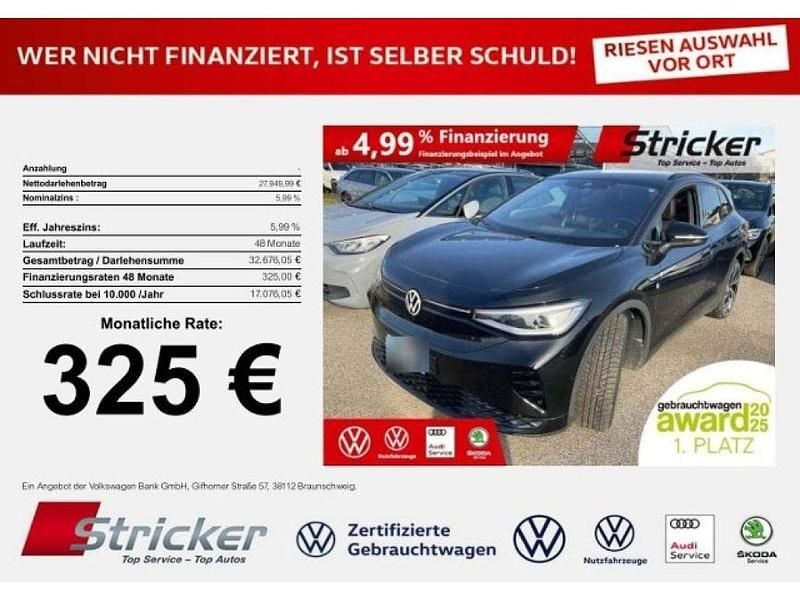 Gebraucht VW ID.4 219 kW (299 PS) 2022 Mythosschwarz metallic (metallic) SUV