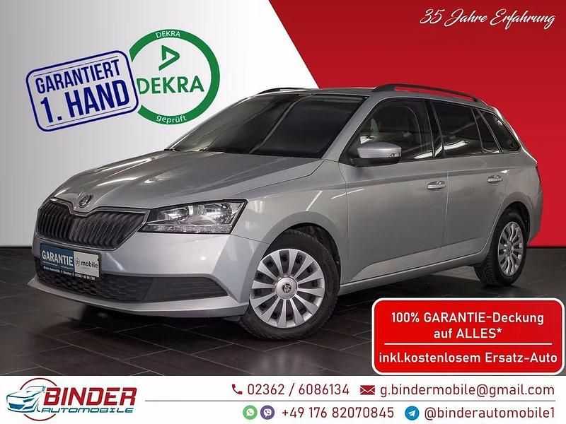 Silber Gebraucht 2022 Skoda Fabia Ambition Kleinwagen | 13.999 € (Fairer Preis) - Bild 1/4
