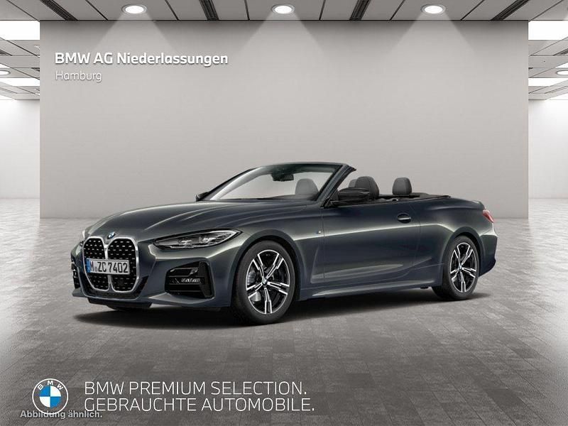 Grau Gebraucht 2021 BMW 420 Shadowline Cabrio | 41.609 € (Fairer Preis) - Bild 1/3
