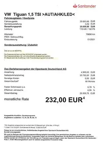 Gebraucht VW Tiguan Elegance 150 PS (110 kW) 2021 Grau SUV