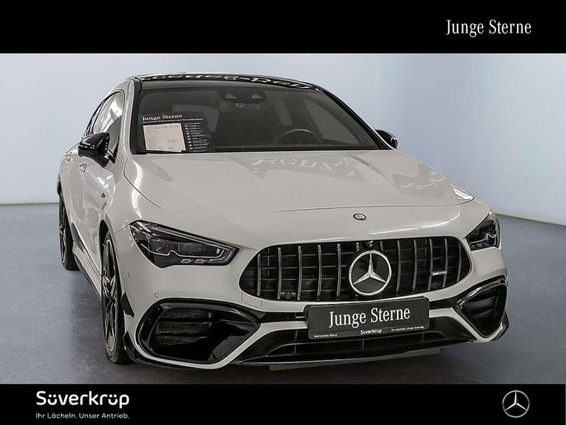 Weiß digitalweiß Gebraucht 2023 Mercedes CLA45 AMG AMG Kombi | 54.450 € (Fairer Preis) - Bild 1/4