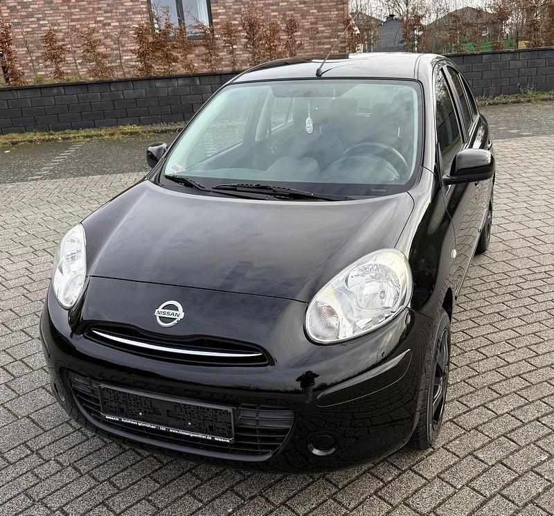 Schwarz Gebraucht 2011 Nissan Micra Kleinwagen | 4.590 € (Fairer Preis) - Bild 1/4