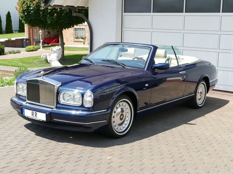 Blau Gebraucht 2001 Rolls Royce Corniche Cabrio | 119.500 € - Bild 1/4