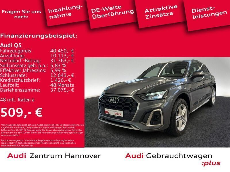 Gebraucht Audi Q5 Ambiente 204 PS (150 kW) 2022 Daytonagrau perleffekt SUV