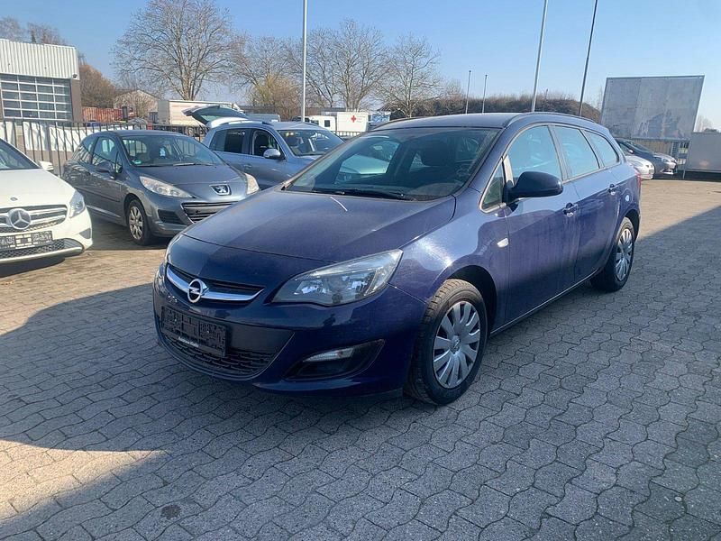 Gebraucht Opel Astra Selection 110 PS (80 kW) 2014 Blau Kombi