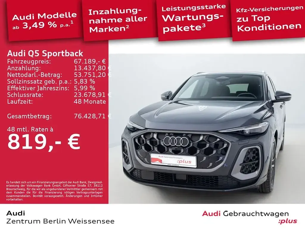 Gebraucht Audi Q5 Sportback S-Line 204 PS (150 kW) 2025 Grau SUV