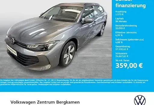Nowe VW Passat Basis 150 KM (110 kW) 2025 Szary Kombi