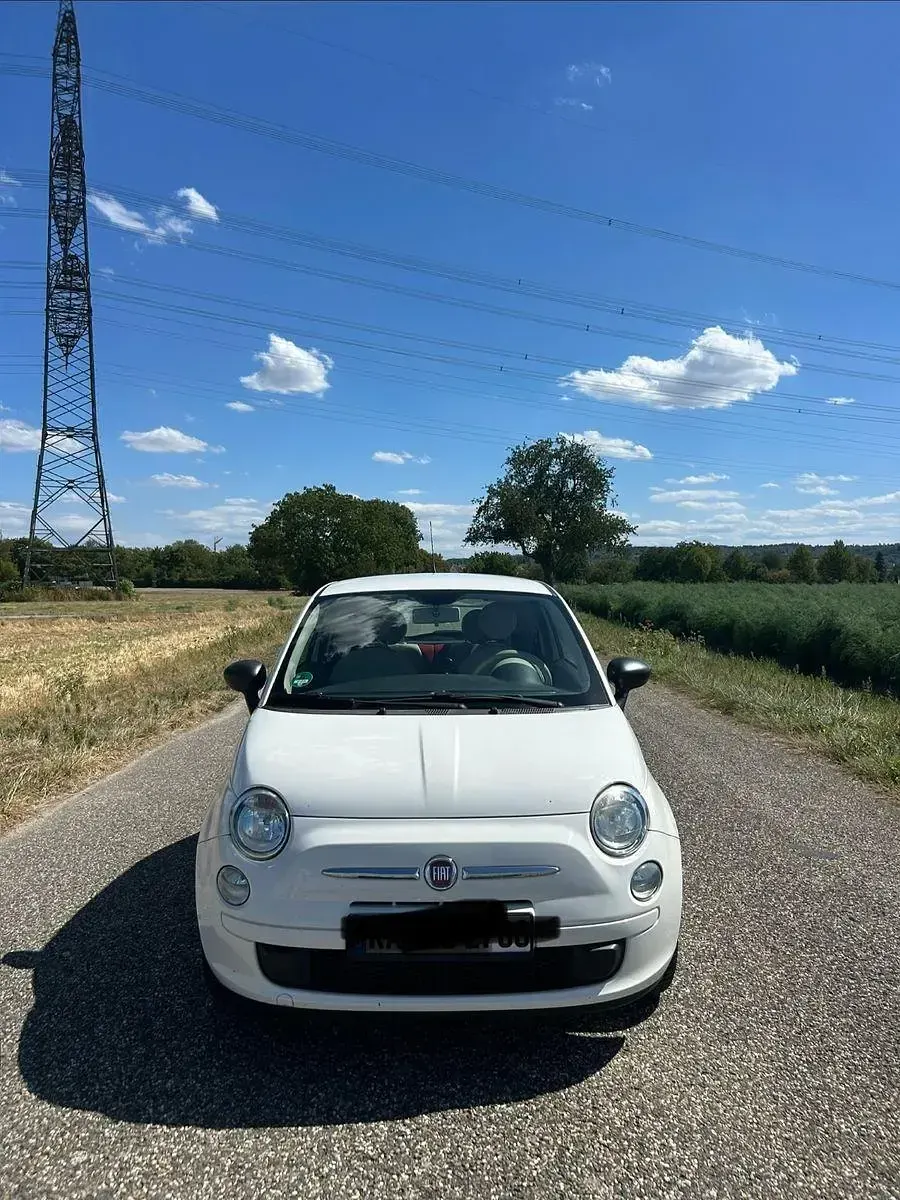 Gebraucht Fiat 500 Pop 69 PS (50 kW) 2009 Weiß Cabrio