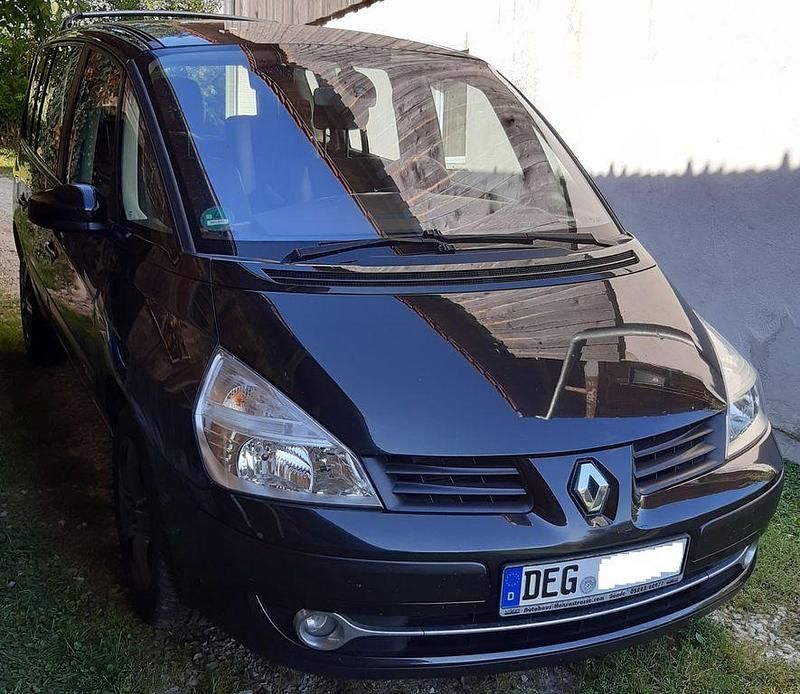 Gebraucht Renault Espace Dynamique 150 PS (110 kW) 2007 Schwarz Van / Kleinbus