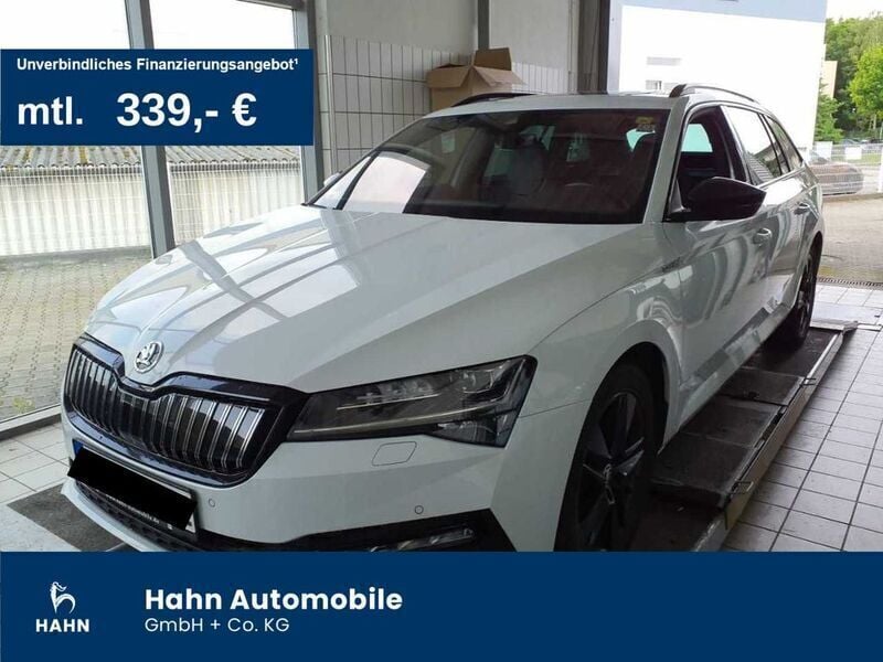 Weiß Gebraucht 2020 Skoda Superb SportLine Kombi | 24.930 € (Superpreis) - Bild 1/3