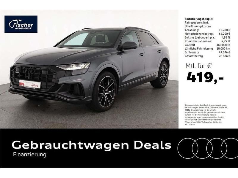 Gebraucht Audi Q8 S-Line 340 PS (250 kW) 2023 Grau SUV