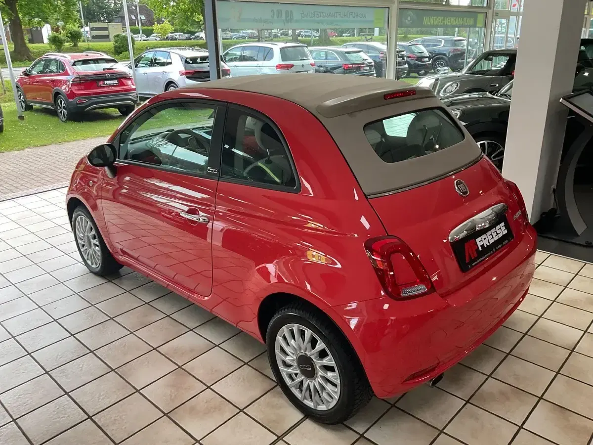 Gebraucht Fiat 500 Lounge 69 PS (50 kW) 2020 Orange Cabrio