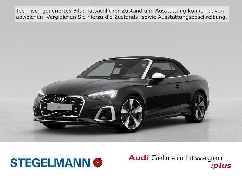 Mythosschwarz metallic Gebraucht 2024 Audi S5 Cabriolet Ambiente Cabrio | 67.770 € (Teuer) - Bild 1/4